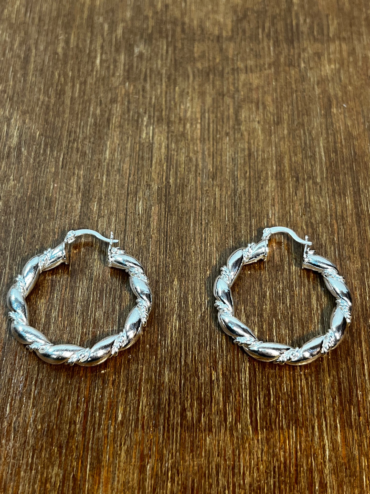 Spiral Hoop Earrings