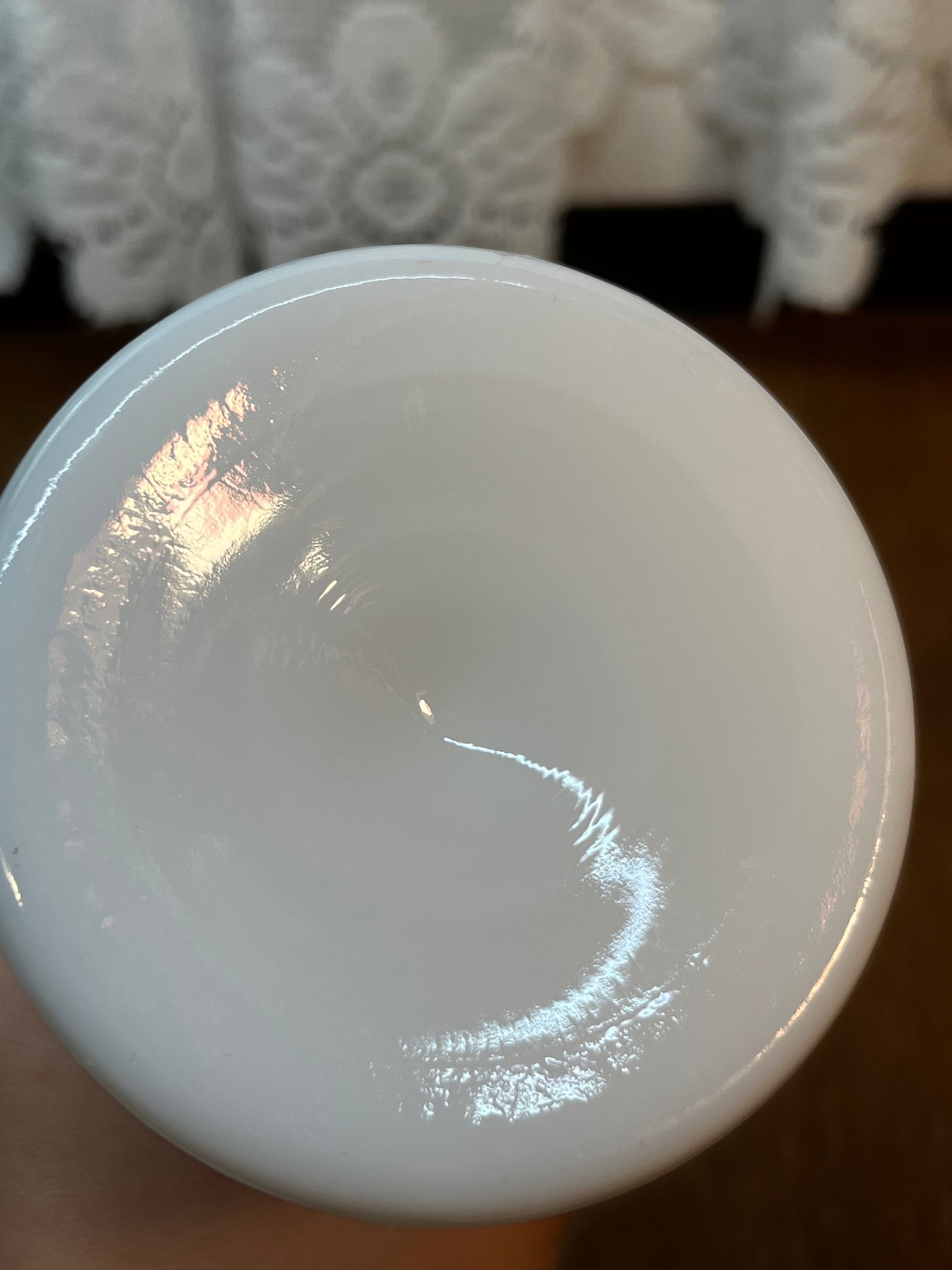 Vintage Fenton Hobnail Milk Glass Bud Vase