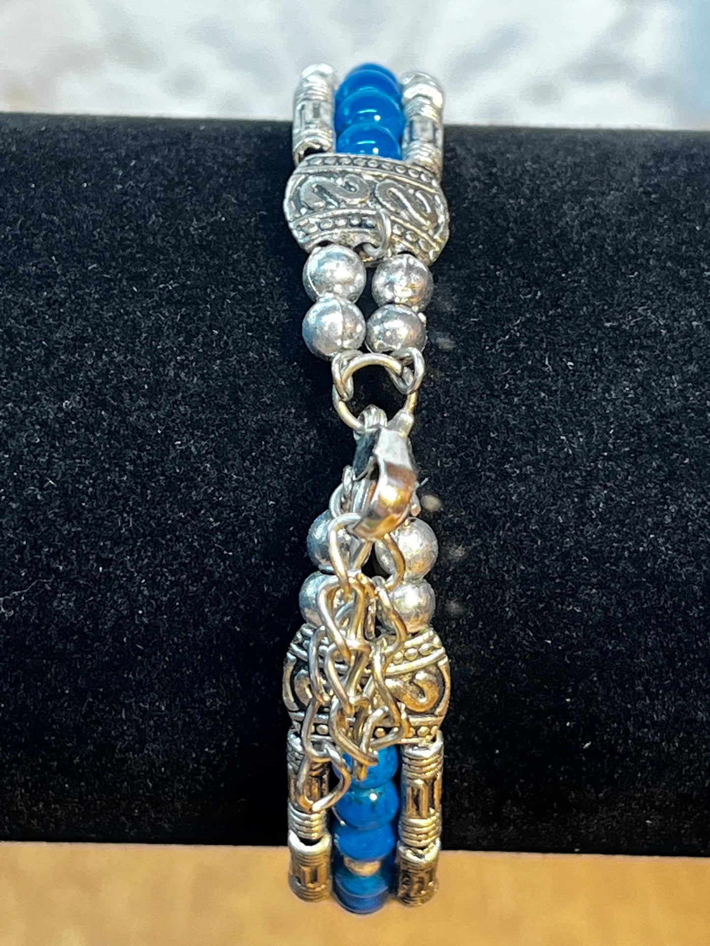 Blue & Silver Bracelet