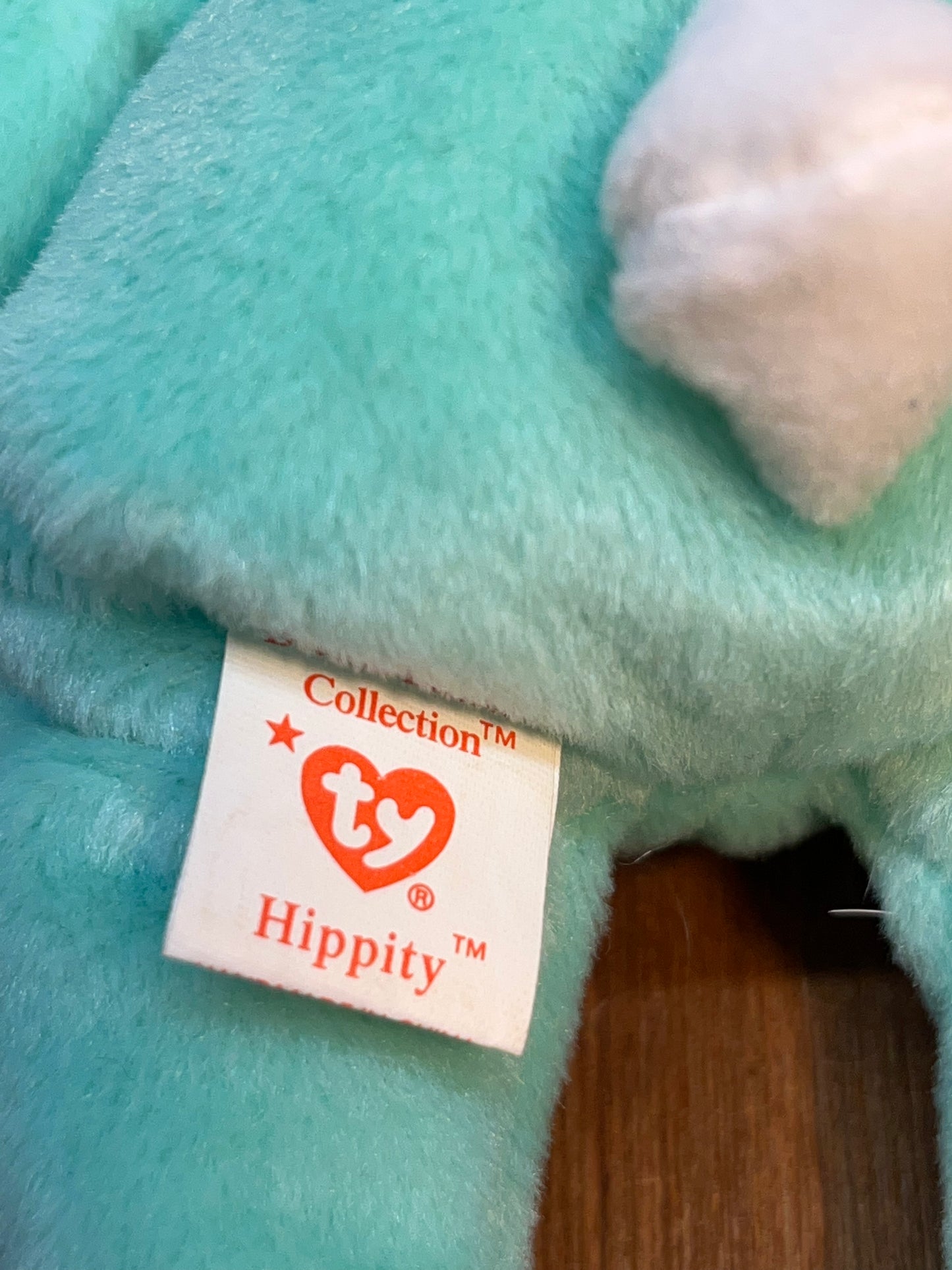 Hippity Beanie Baby Ty Bunny With Tag
