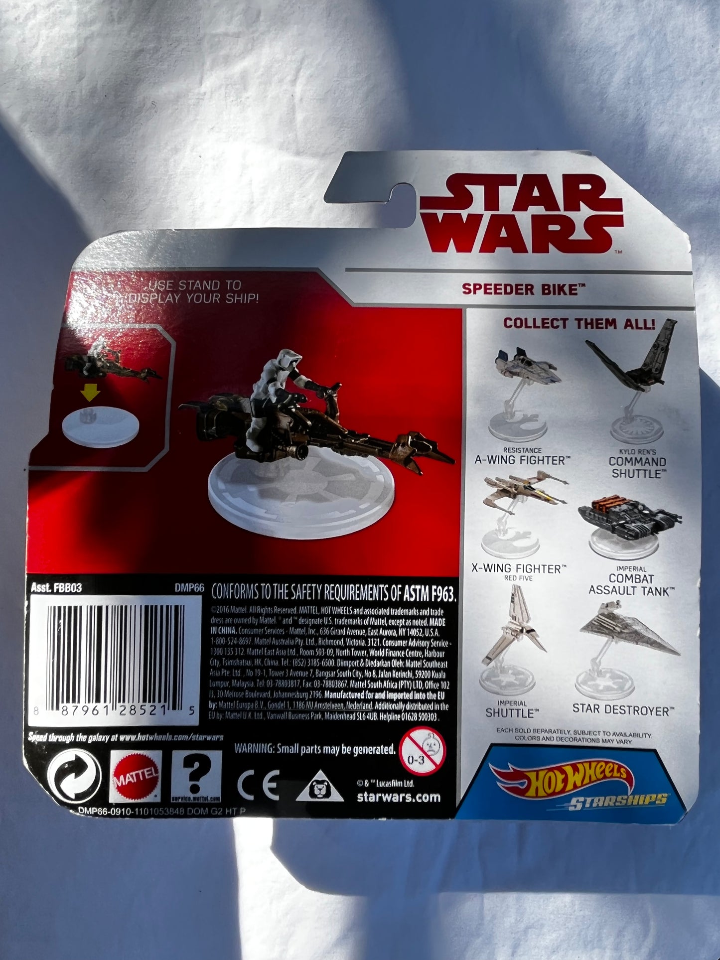 Toy Star Wars Hot Wheels Speeder Bike