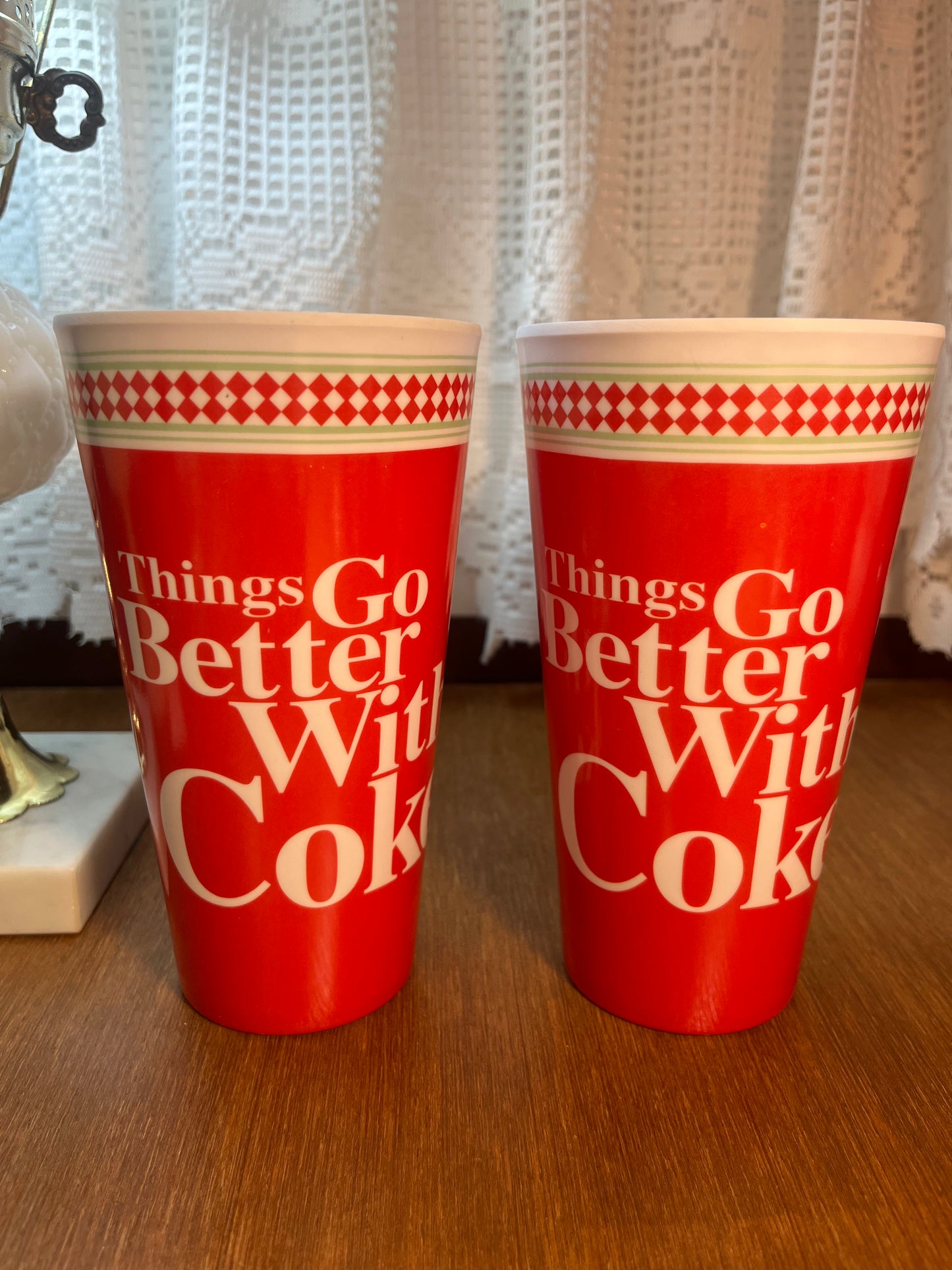Set Of Gibson Things Go Better With Coca Cola Coke Tumblers