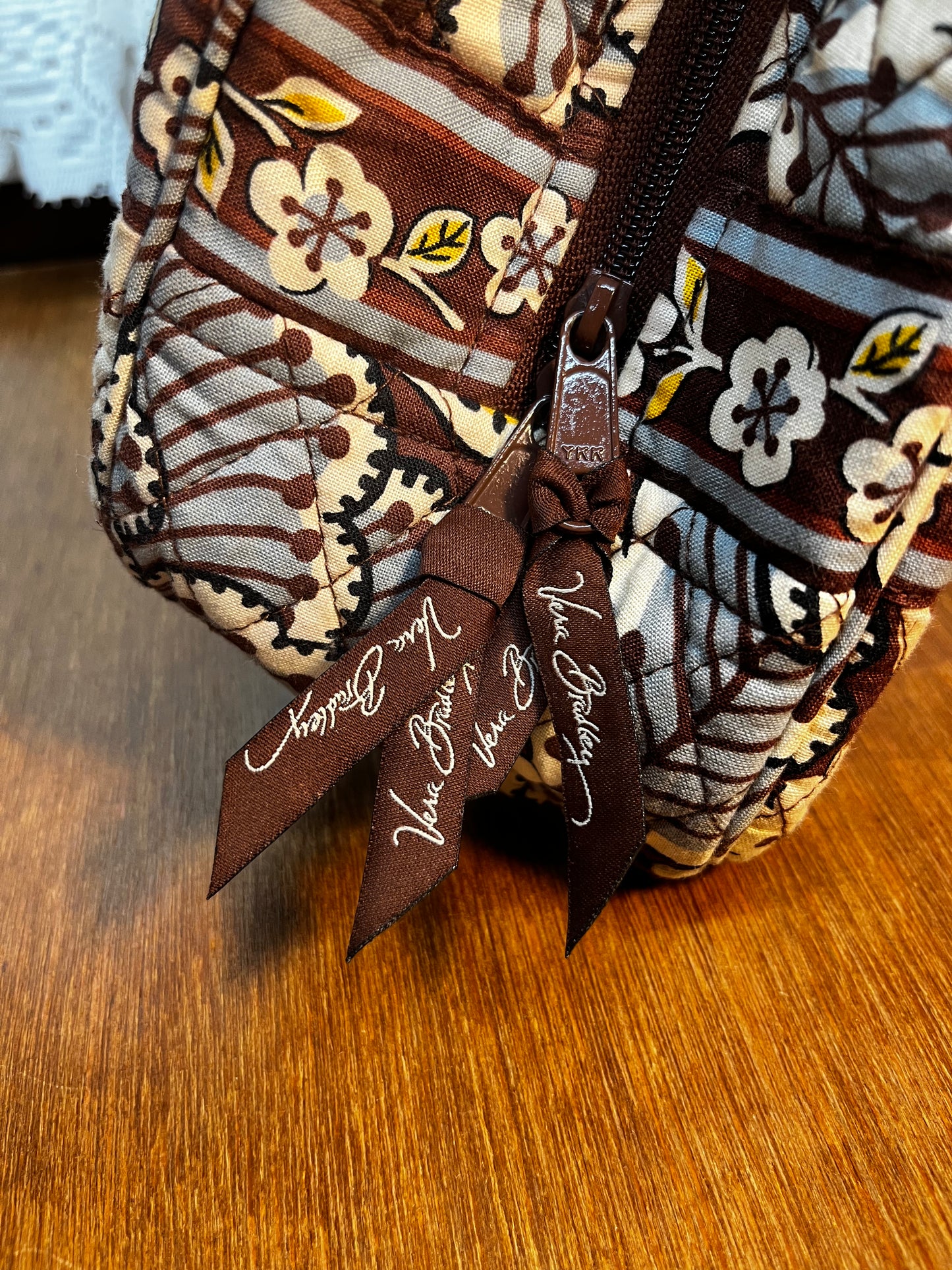 Large Slate Blooms Vera Bradley Tote Purse