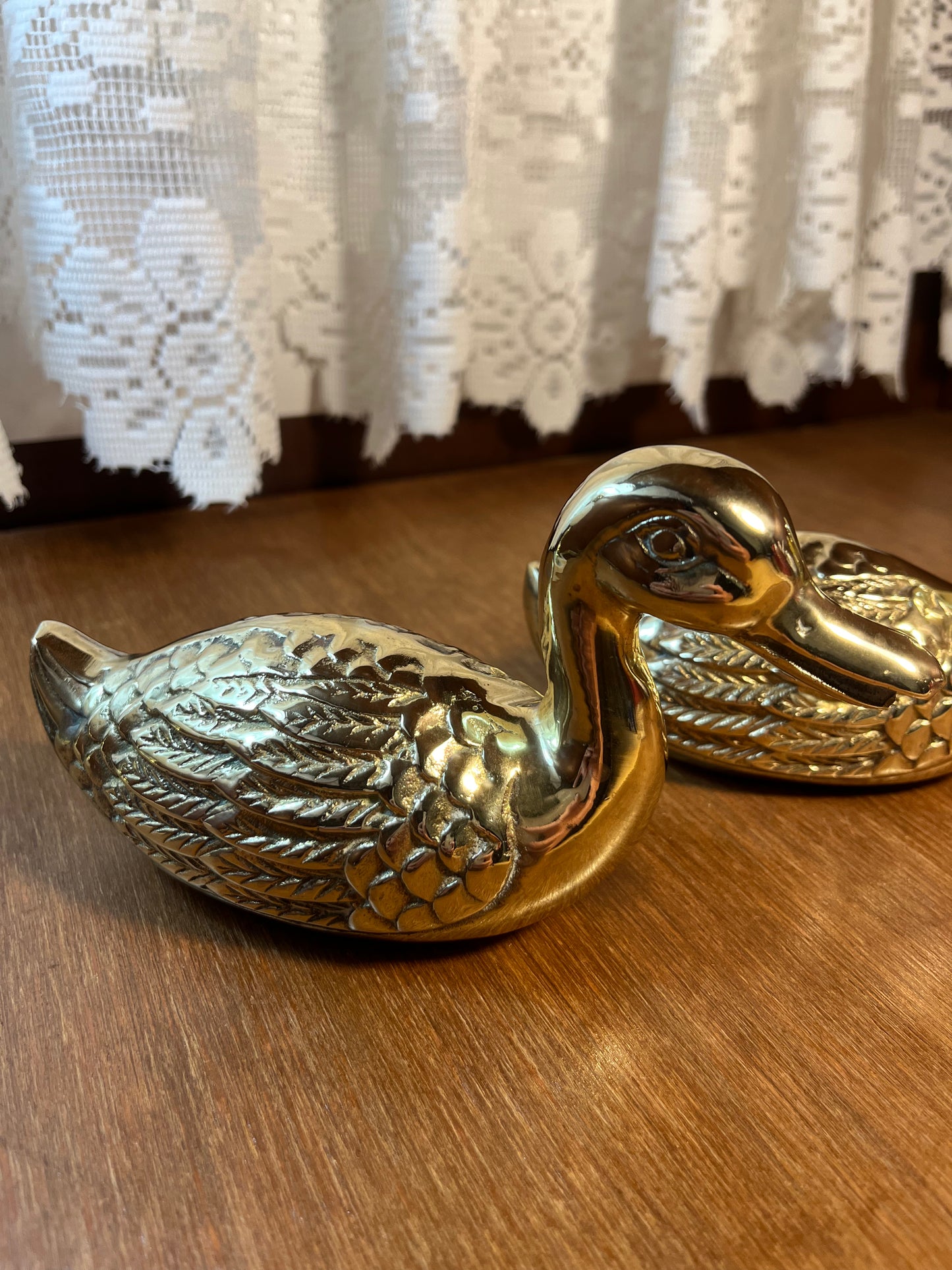 Brass Duck Statues