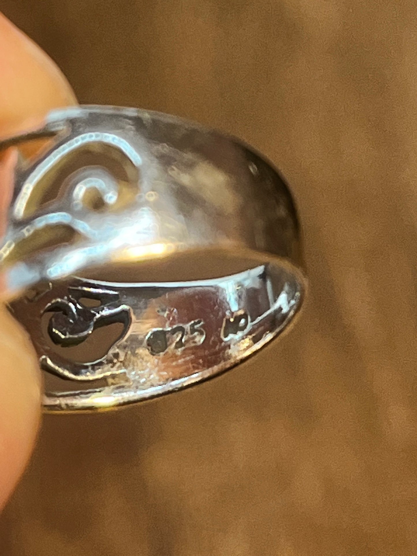 Spiral Silver Design Ring