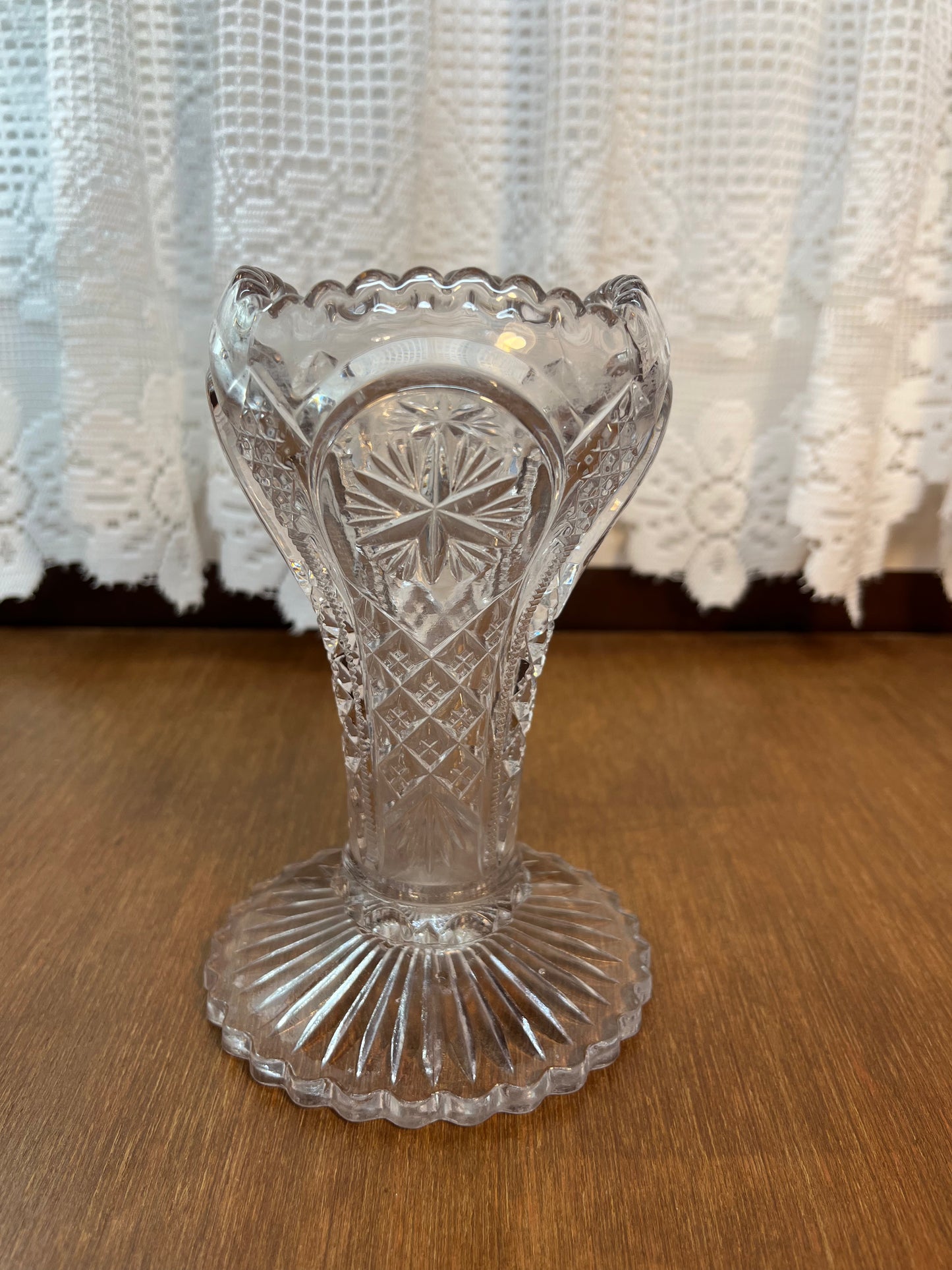 Vintage Star Pattern Vase