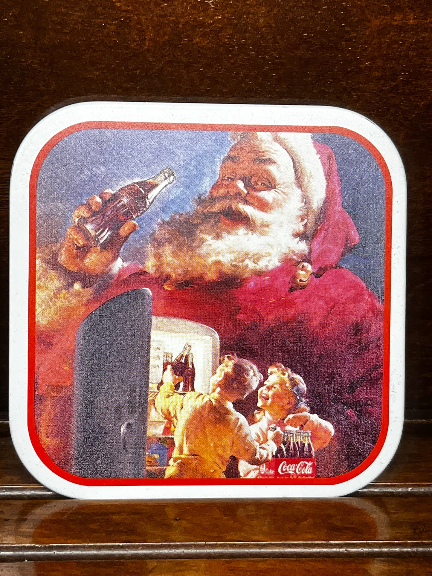 Vintage Coca Cola Santa Coasters