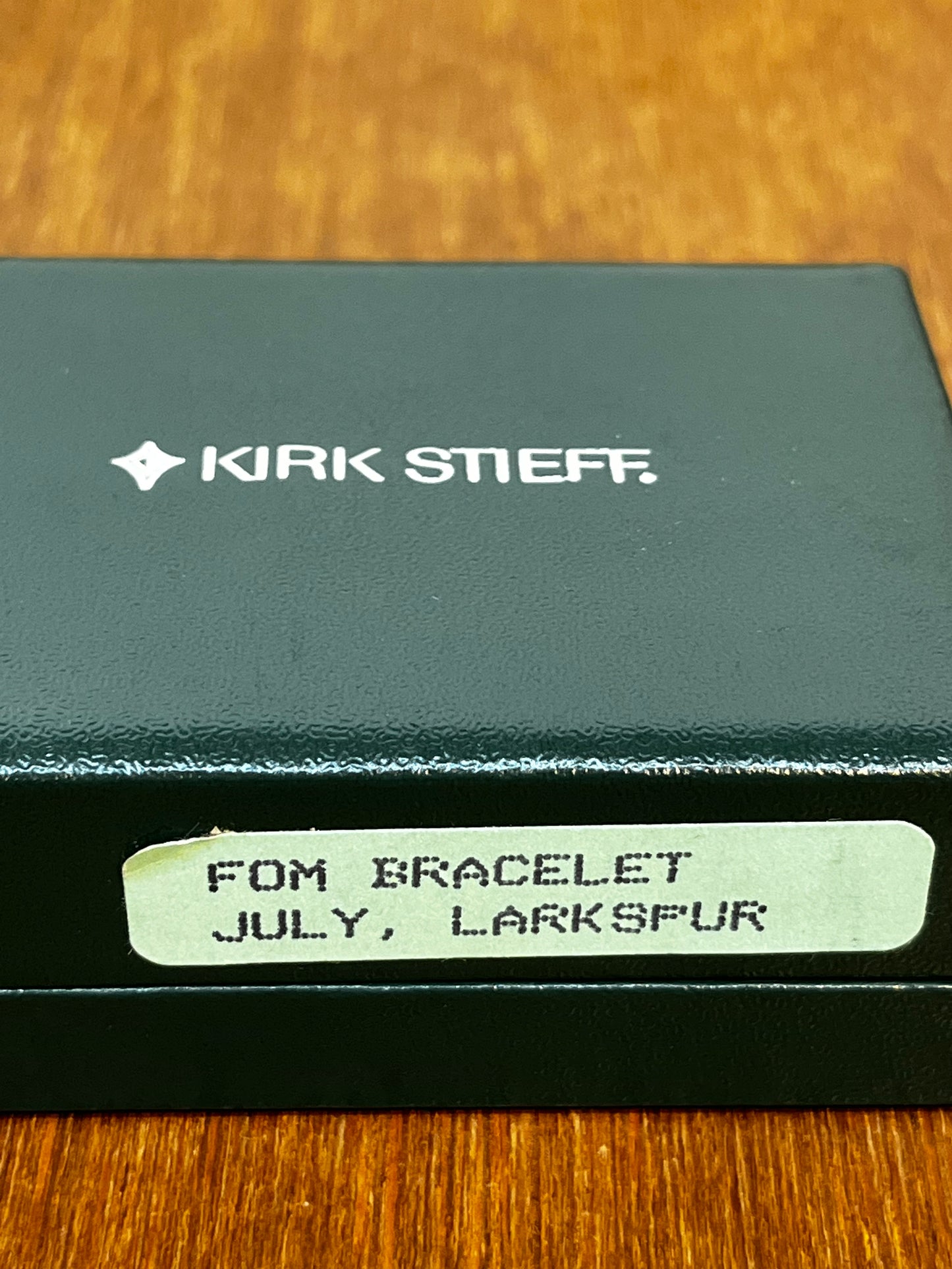Beautiful Kirk Stieff Pewter July Bracelet