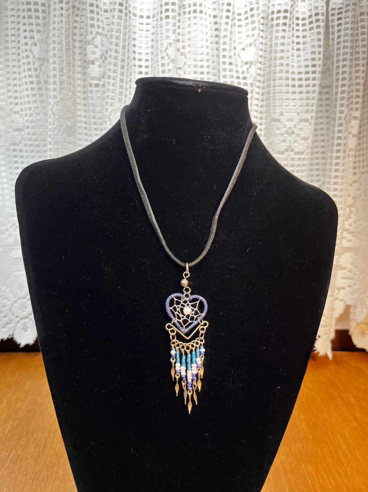 Dream Catcher Heart Necklace