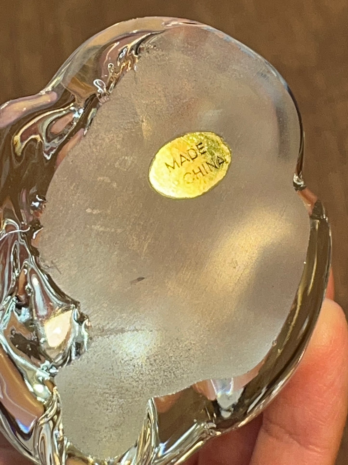 Clear Rabbit/Bunny Figurine