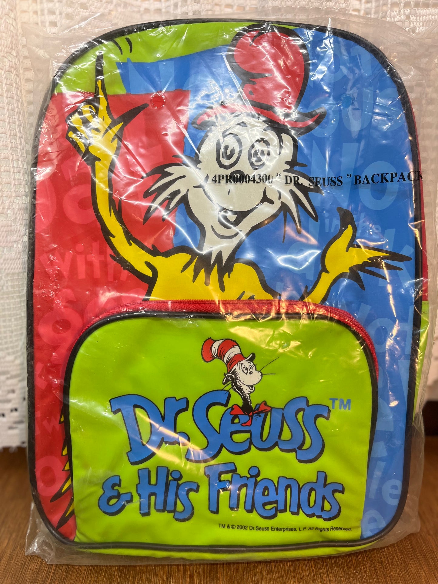 Multicolored 2002 Dr. Seuss Book Bag