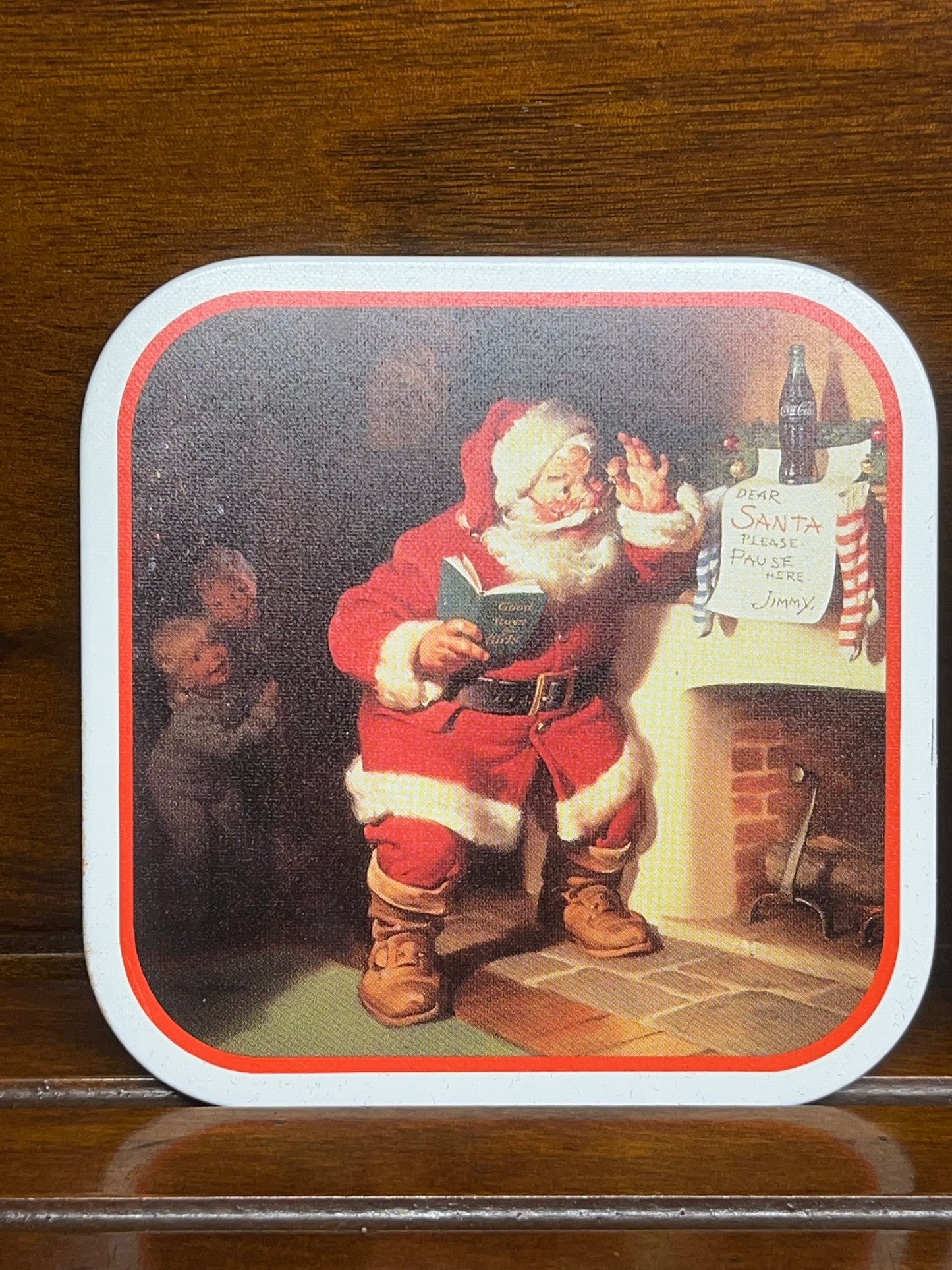 Vintage Coca Cola Santa Coasters