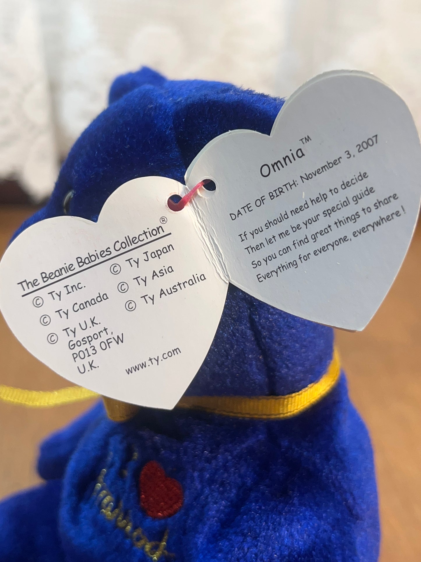 2007 Omina TY Beanie Baby
