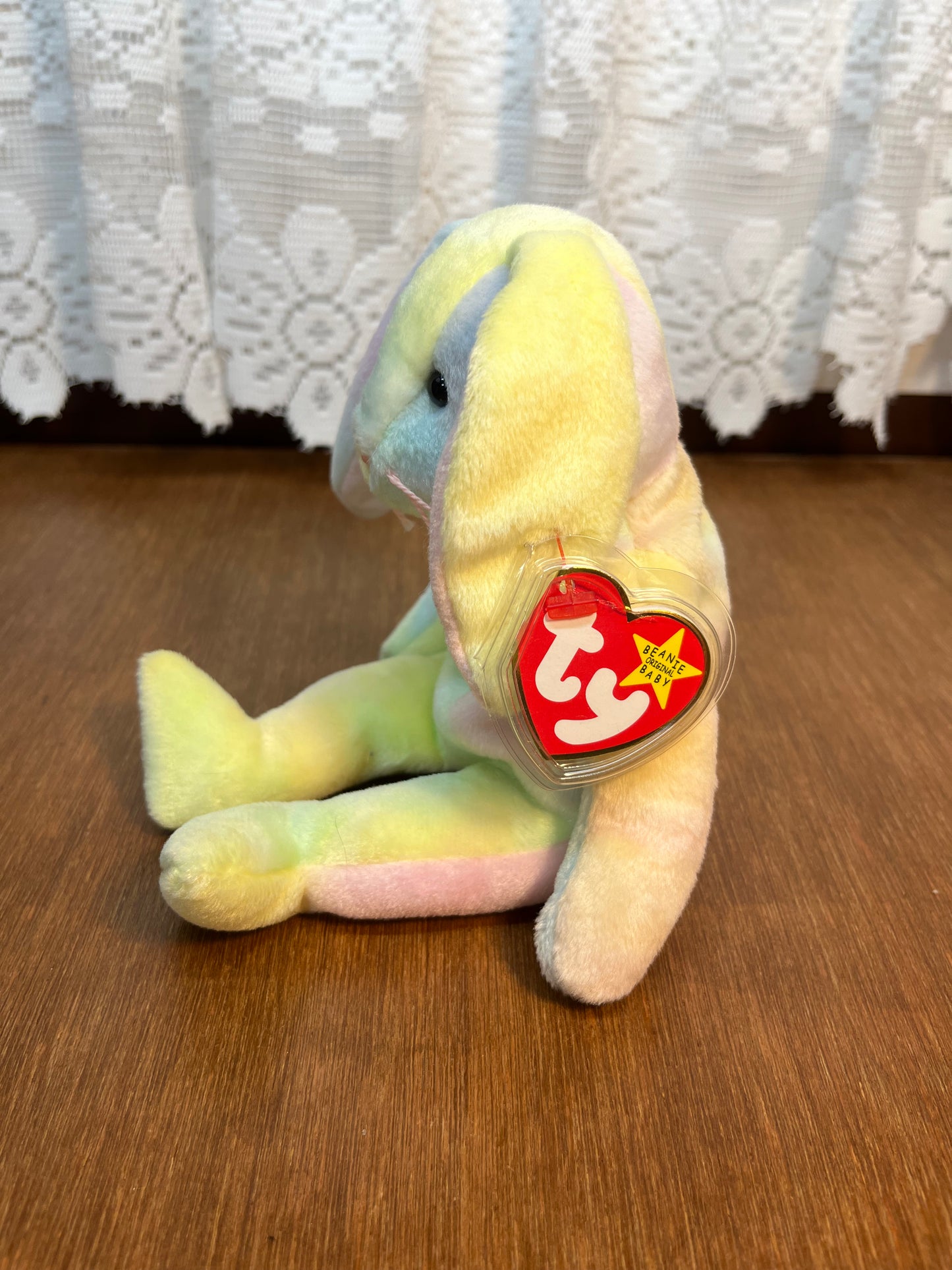 Hippie Beanie Baby Ty Bunny With Tag