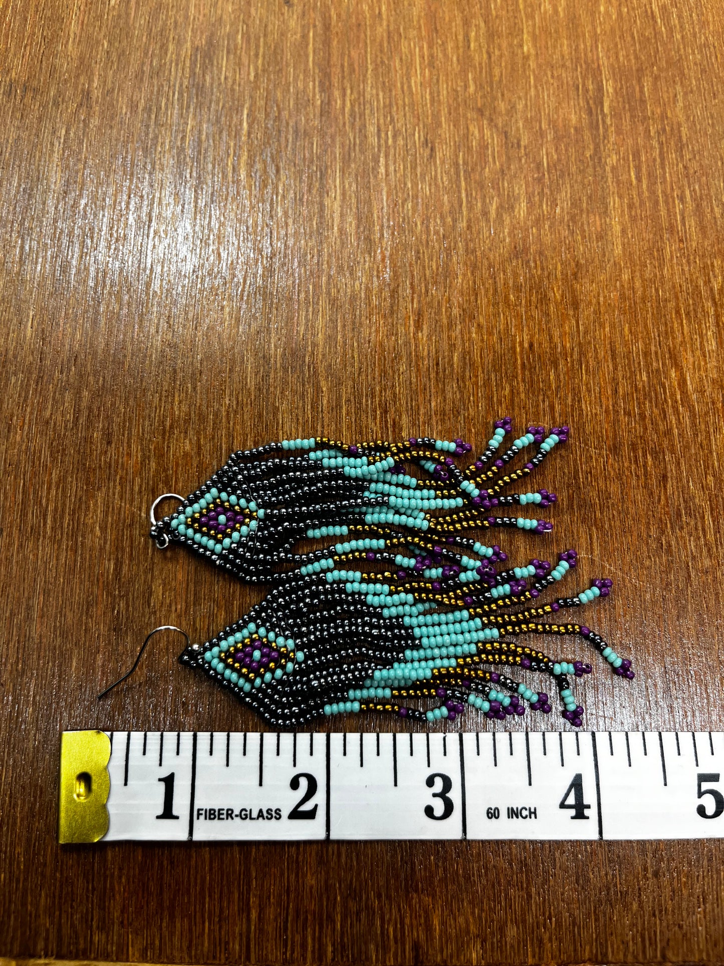 Seed Bead Dangle Earrings