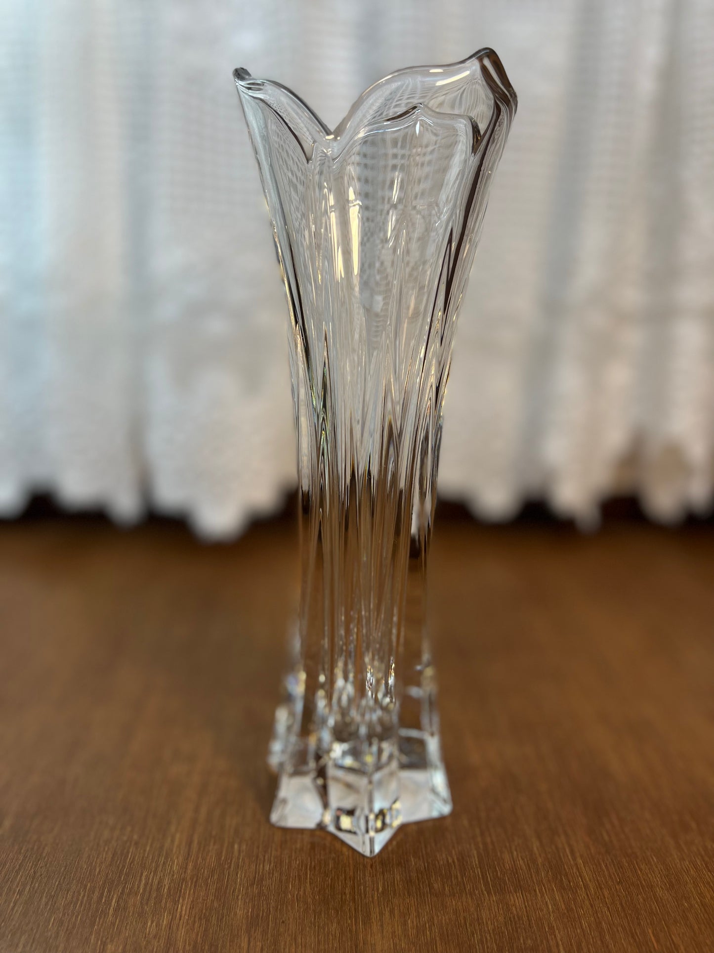 Tulip Top with Star of David Base 1950 Gorham German Crystal
