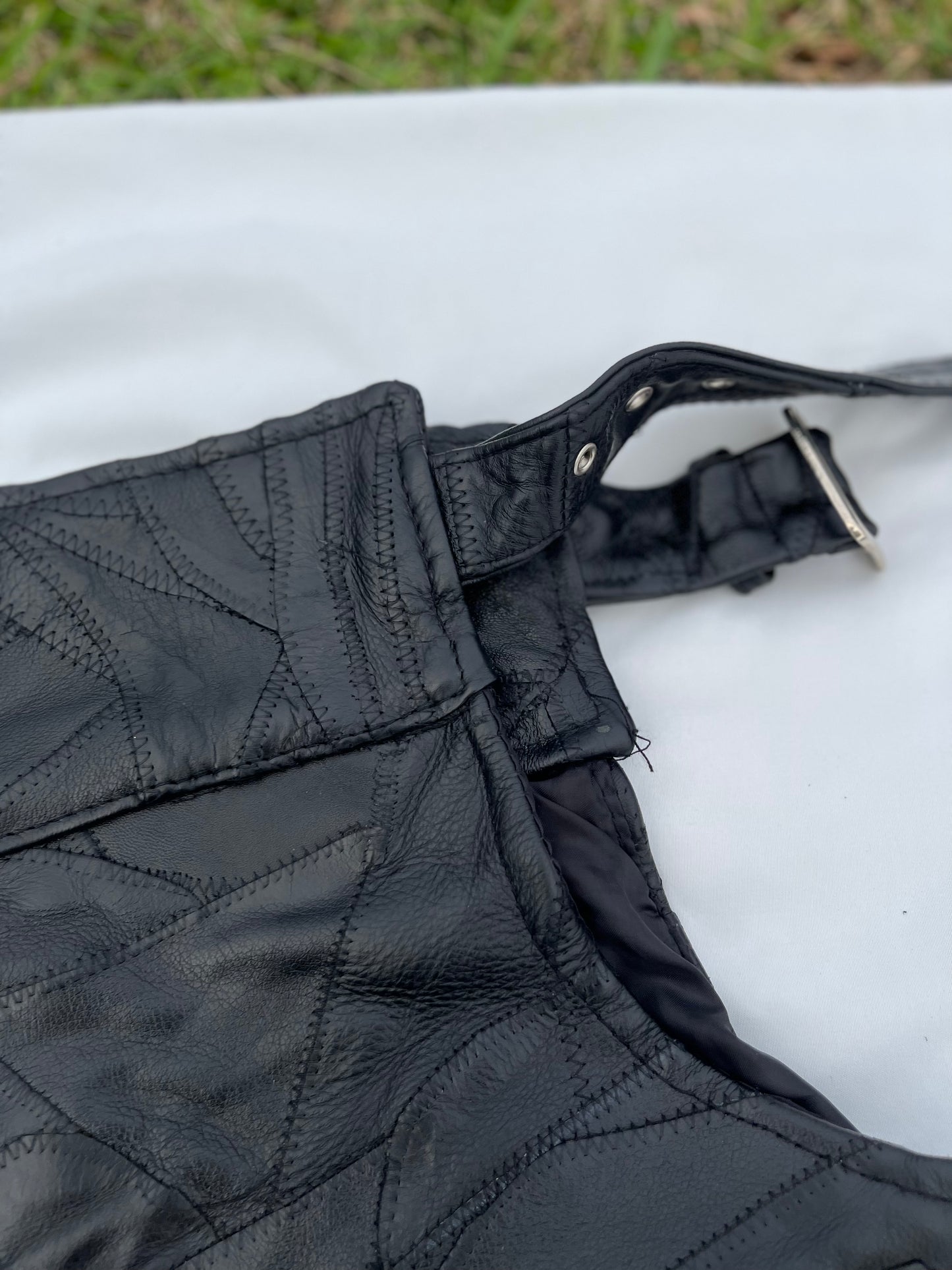 Leather Motorcycle Chaps