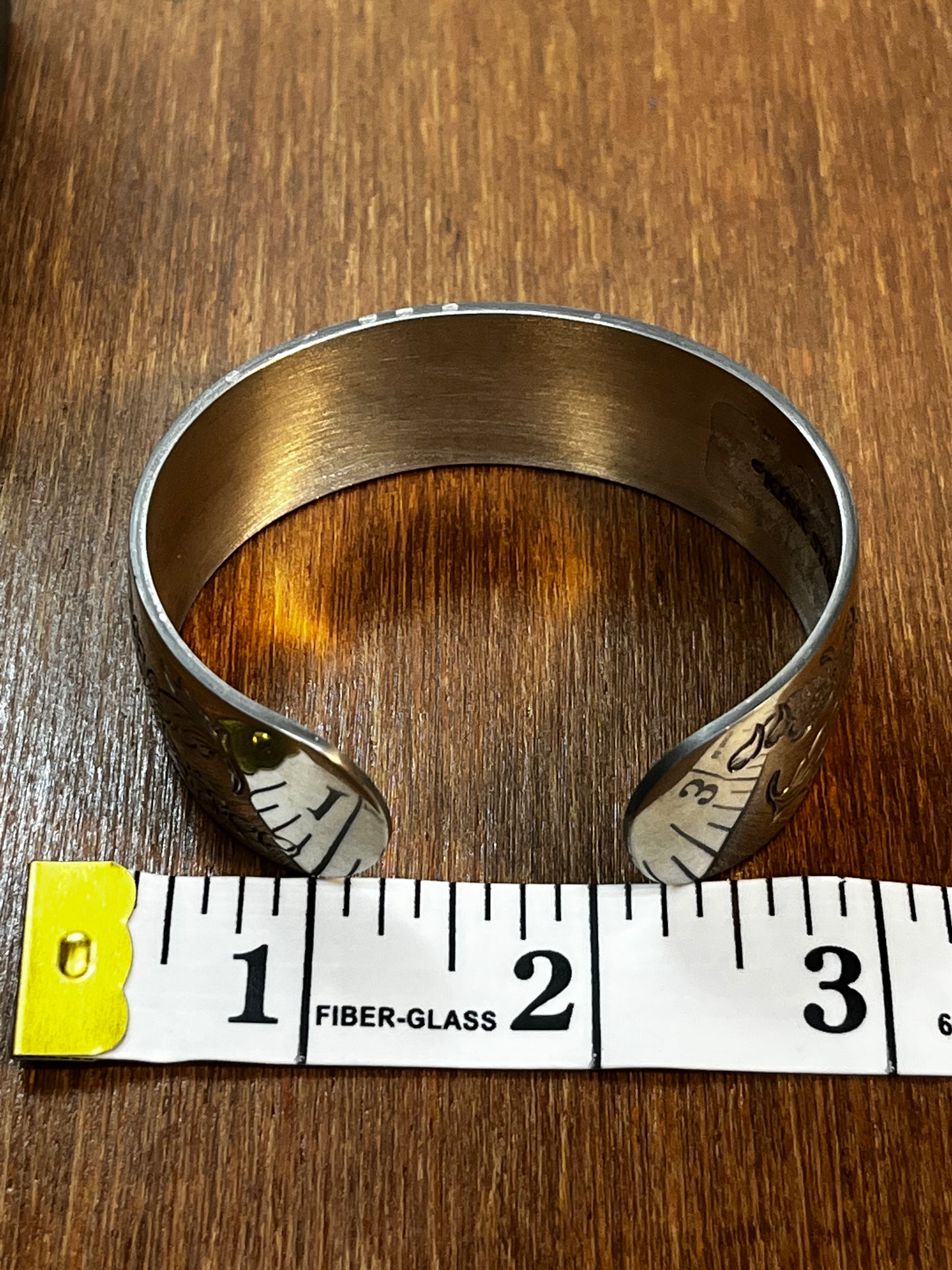Beautiful Kirk Stieff Pewter July Bracelet
