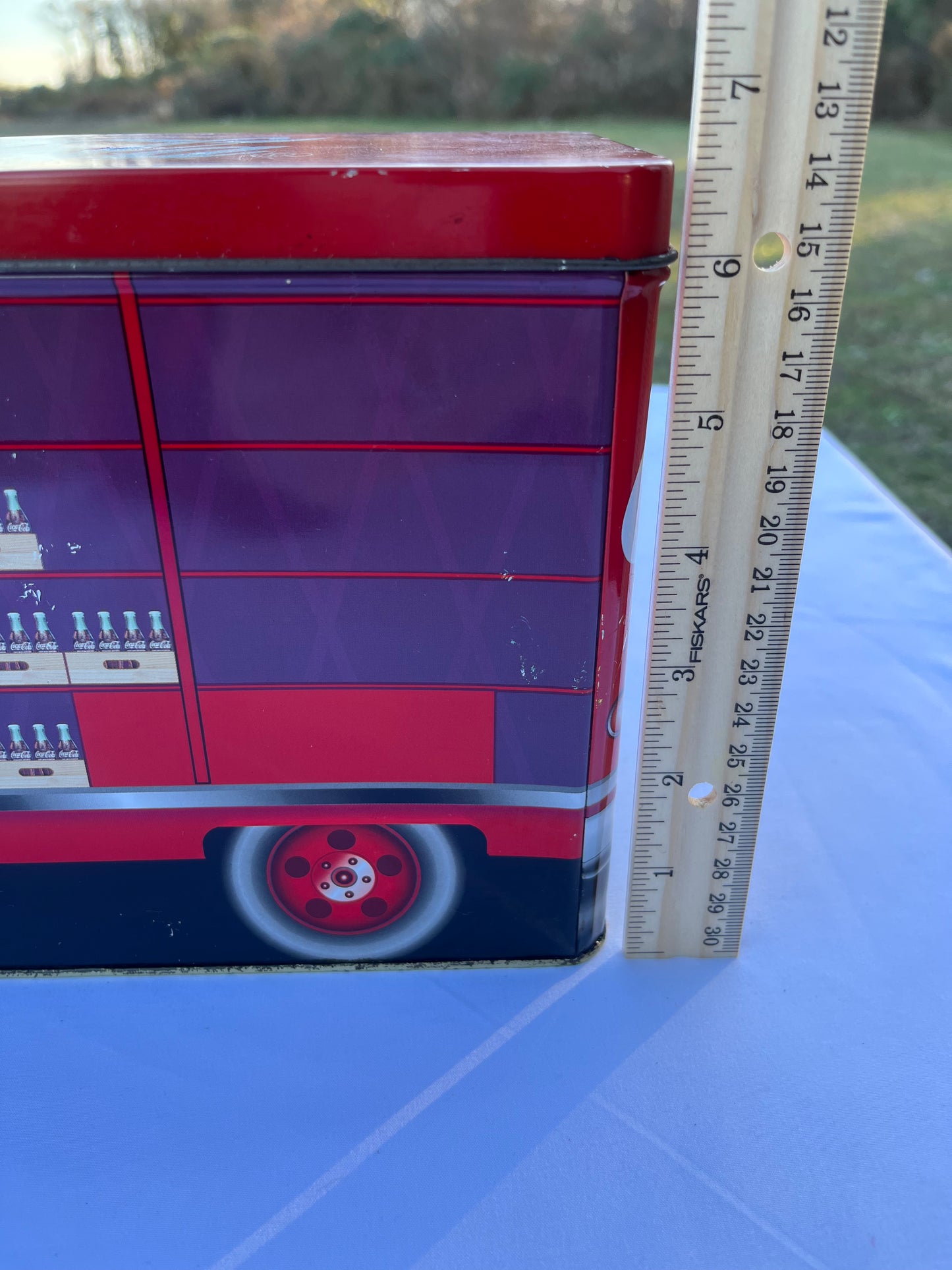 Vintage Coca Cola Bus Tin