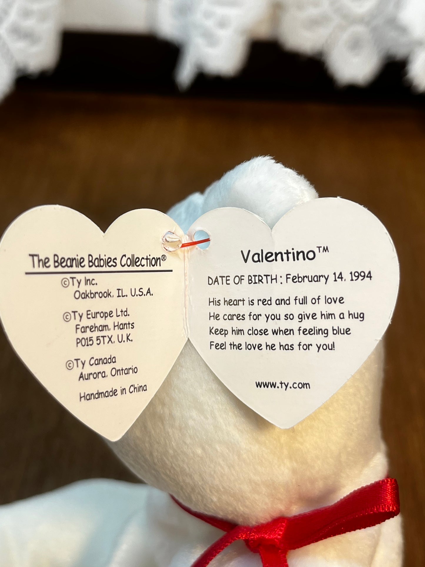 1993 Valentino TY Beanie Baby