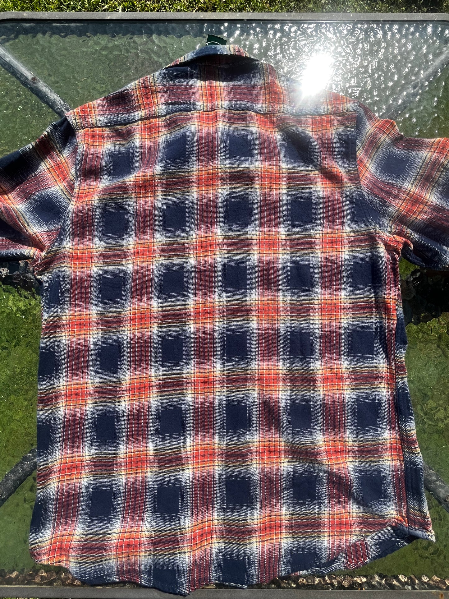 Plaid Flag And Anthem Flannel Shirt