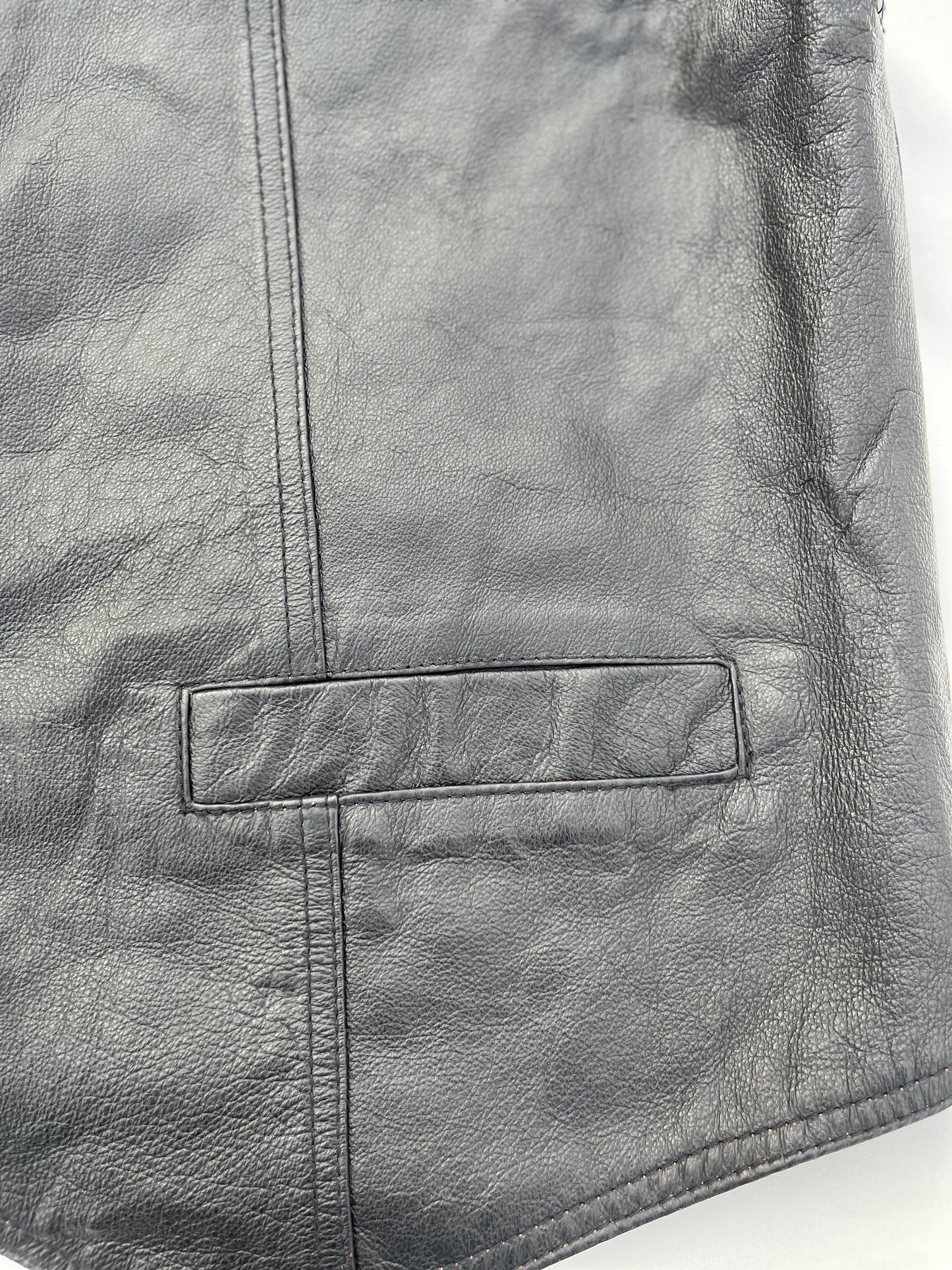 Leather USA Motorcycle Vest