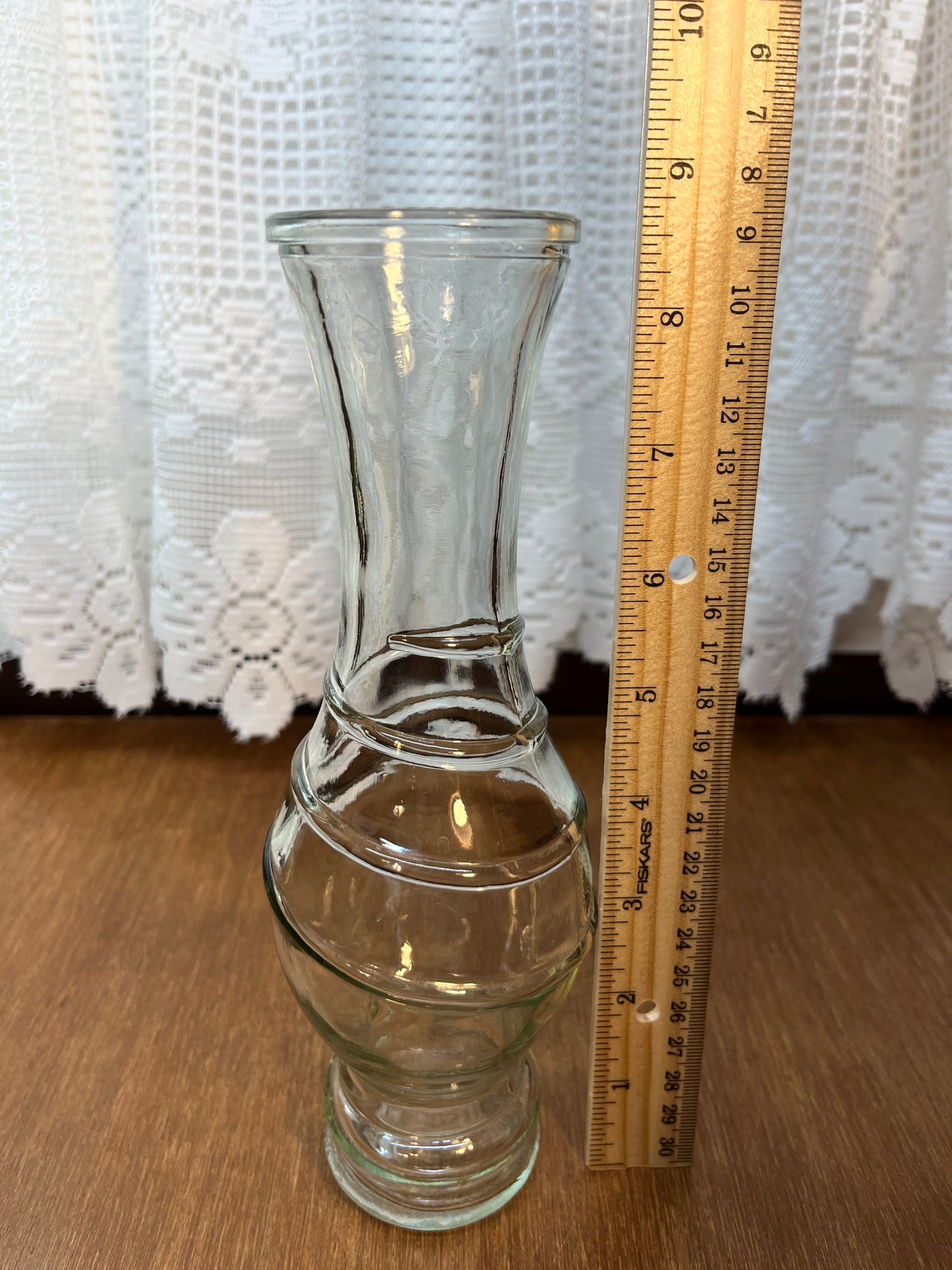 Clear Spiral Bud Flower Vase