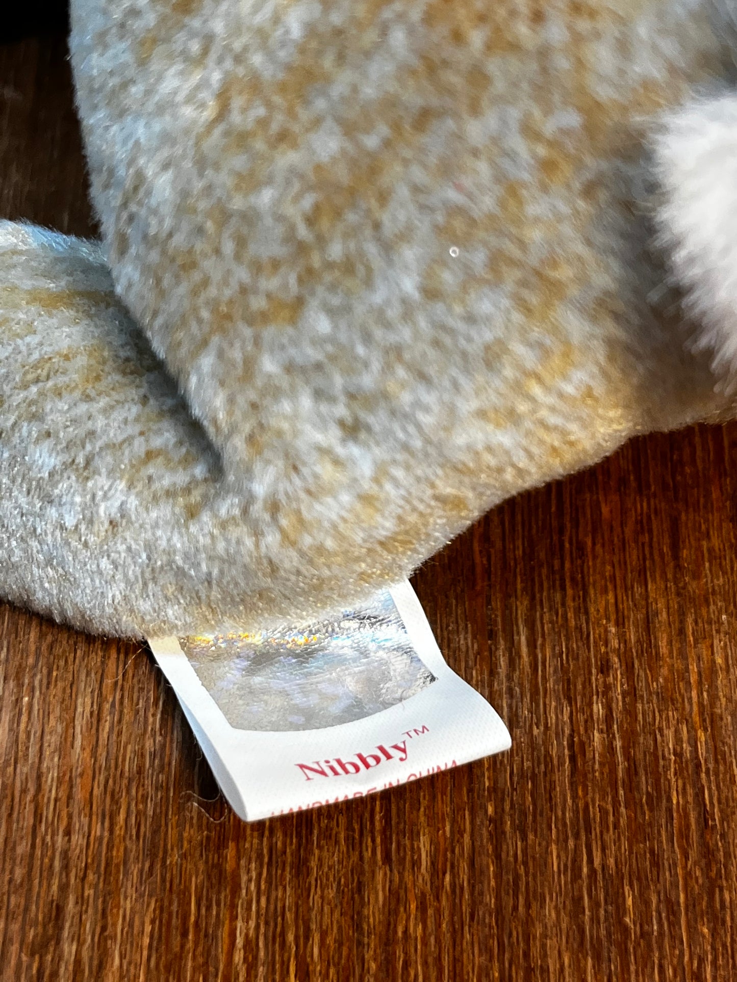 Nibbly Beanie Baby Ty Bunny With Tag