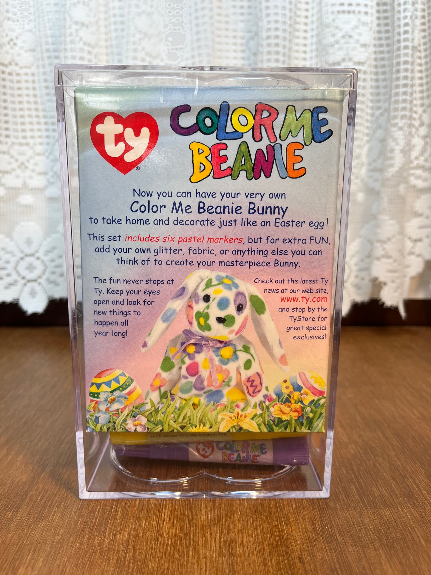 Color Me Easter Beanie Baby Bunny