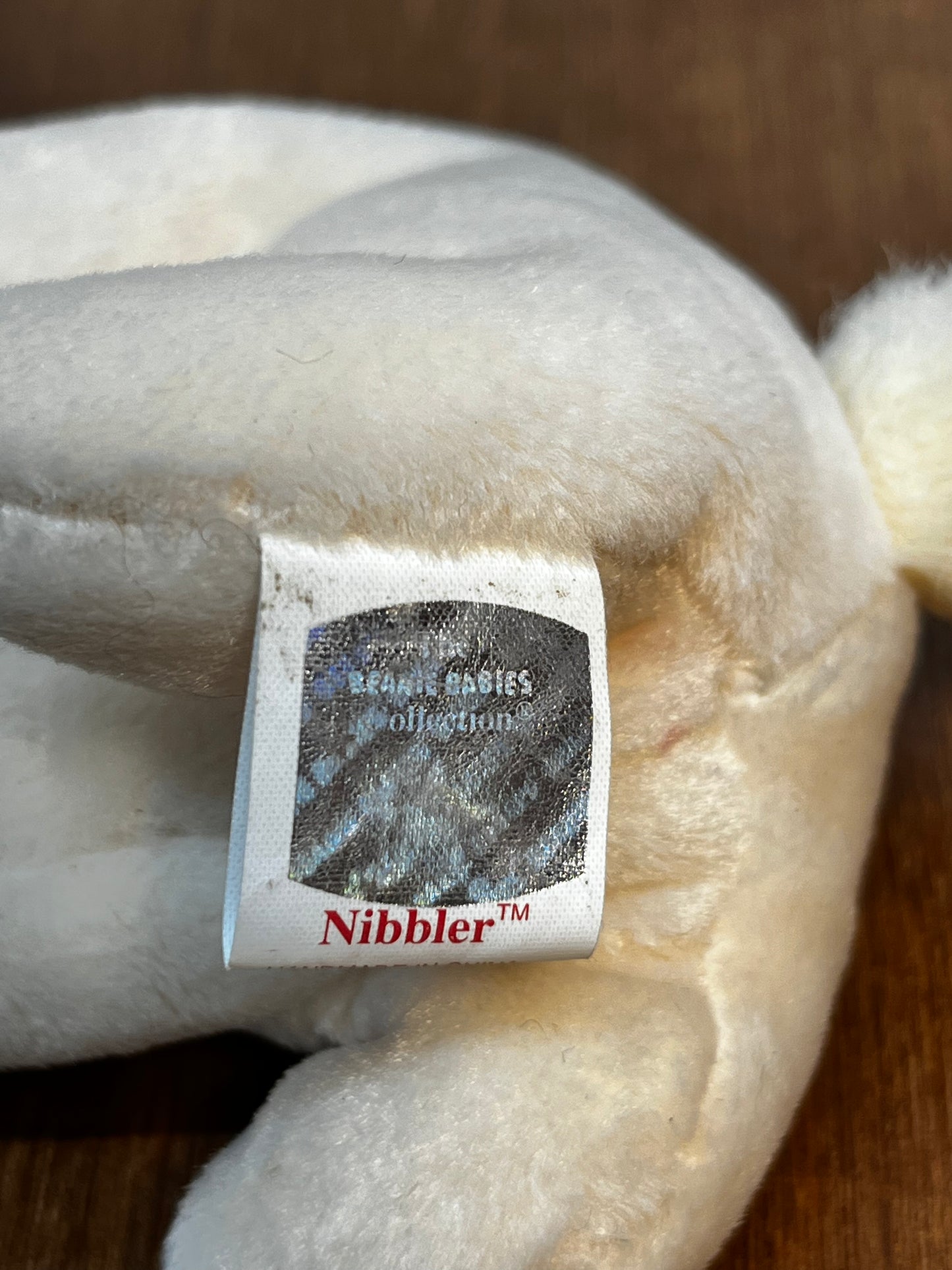 Nibbler Beanie Baby Ty Bunny With Tag