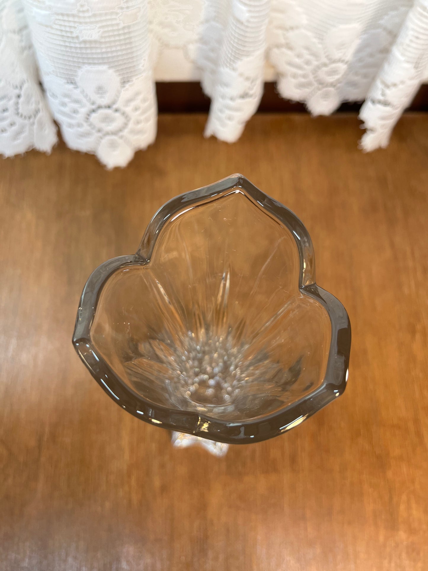 Tulip Top with Star of David Base 1950 Gorham German Crystal