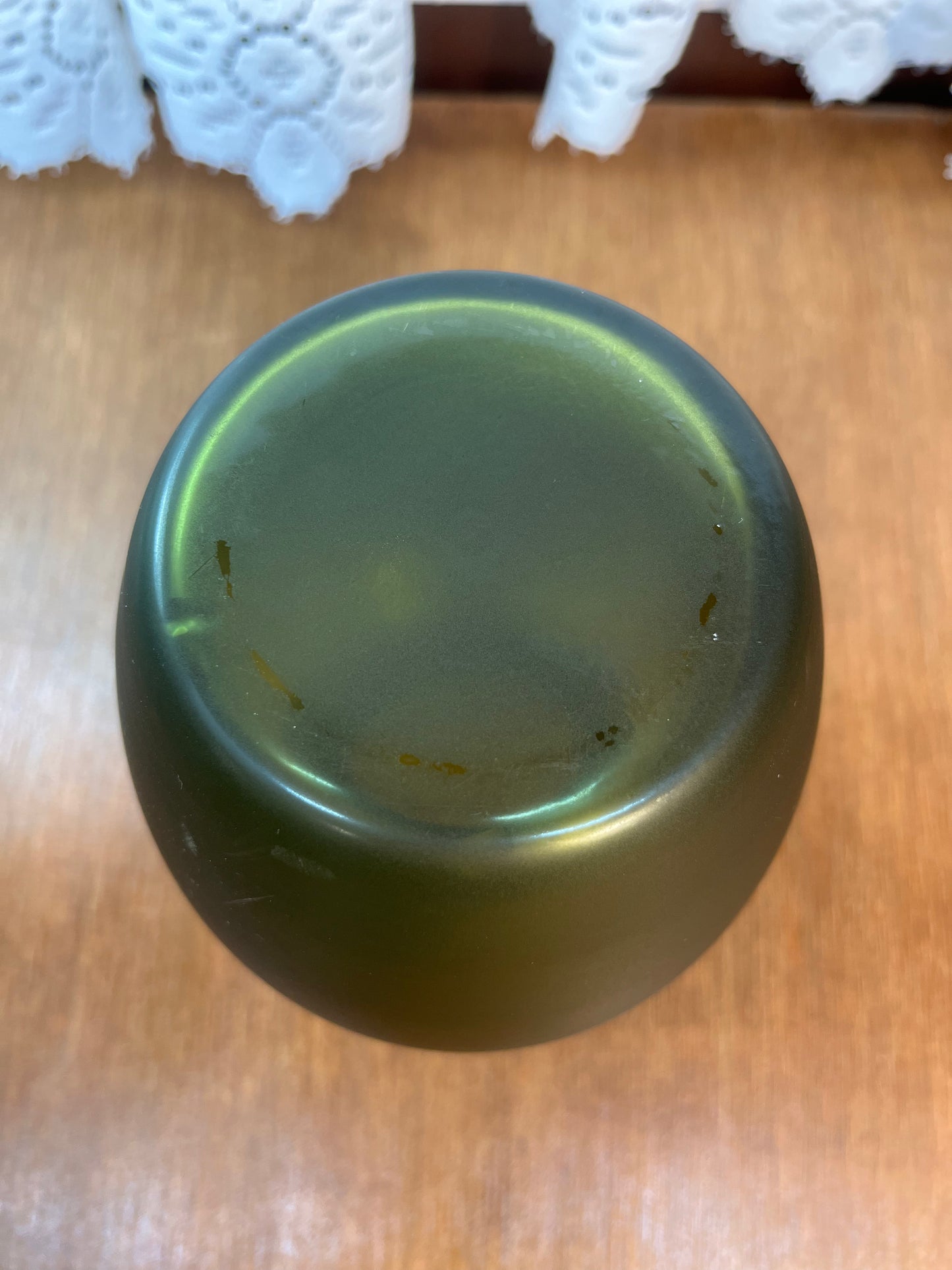 Forest Green Flower Vase