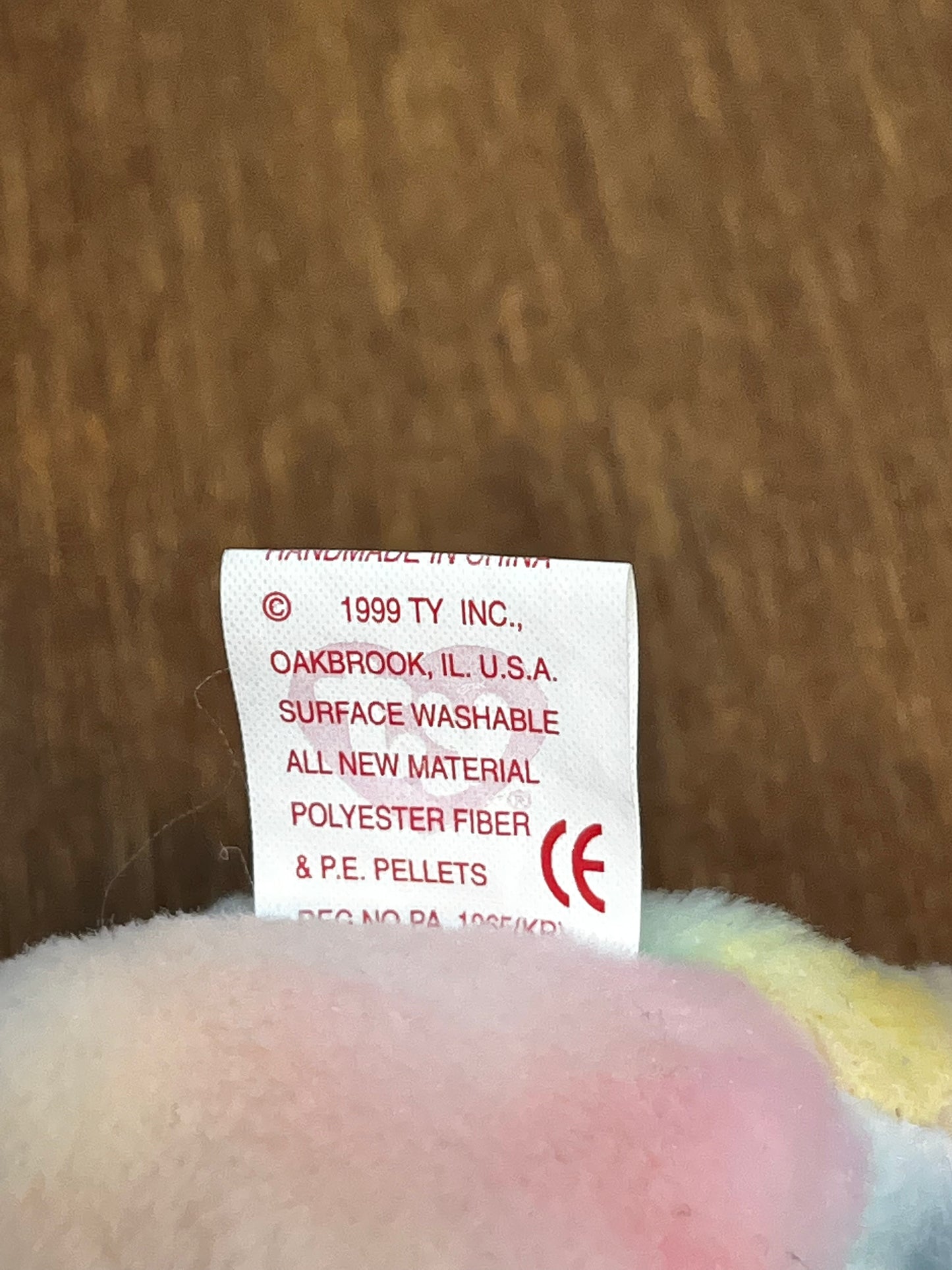 Hippie Beanie Baby Ty Bunny