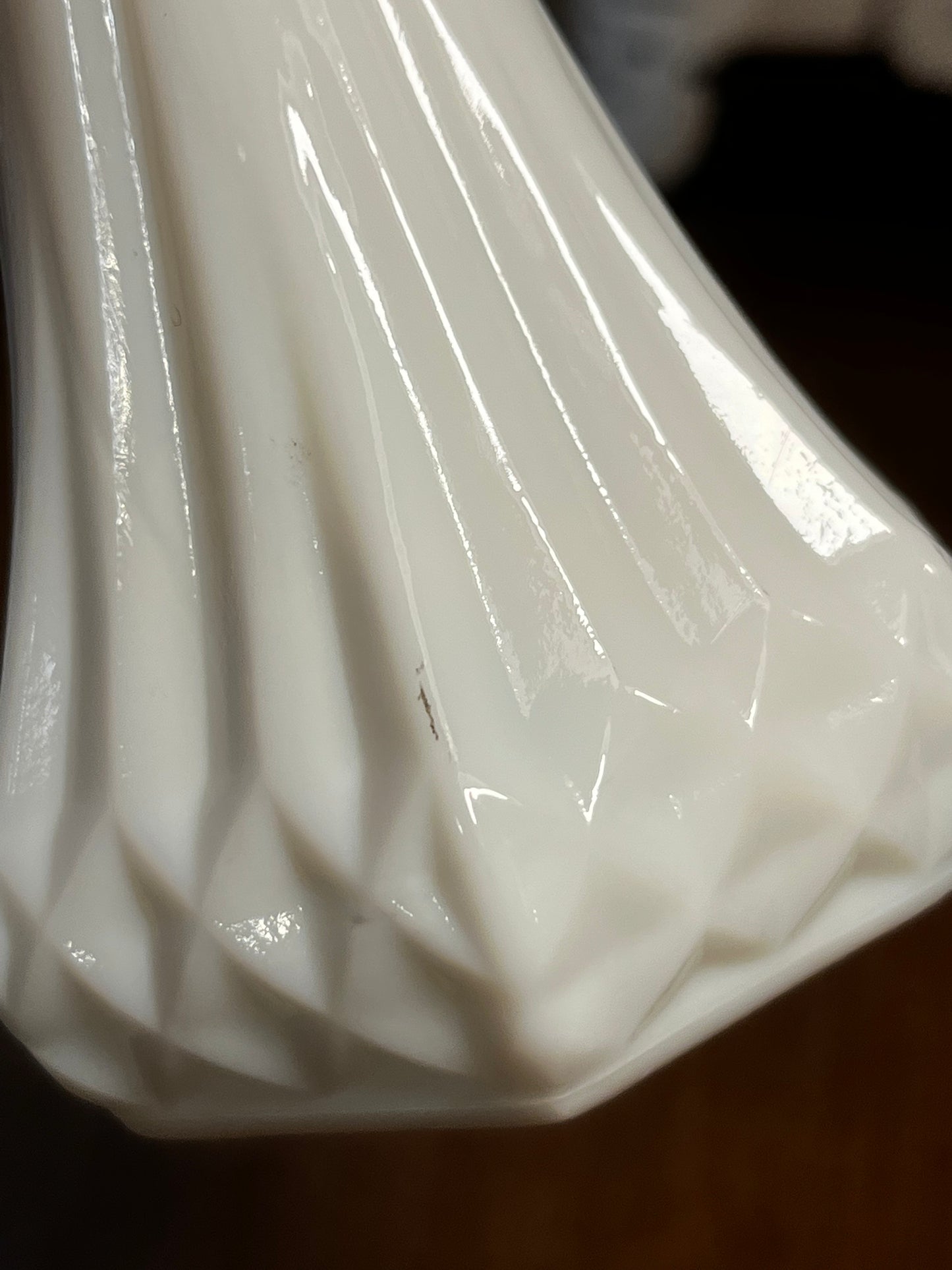 Vintage Hoosier Milk Glass Bud Vase