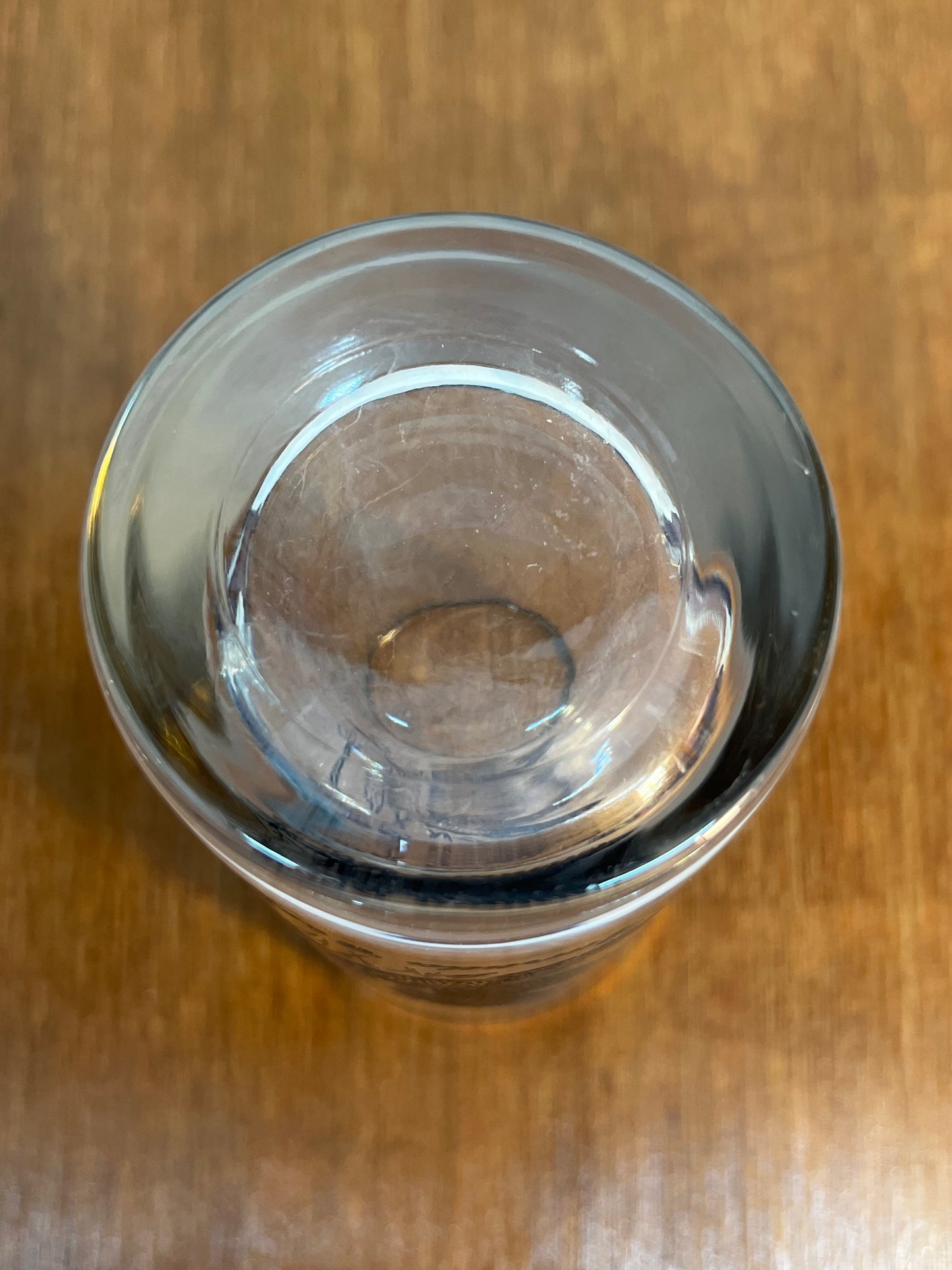 Set Of Four Silver Rimmed Federal Game Bird Drinking Glasses