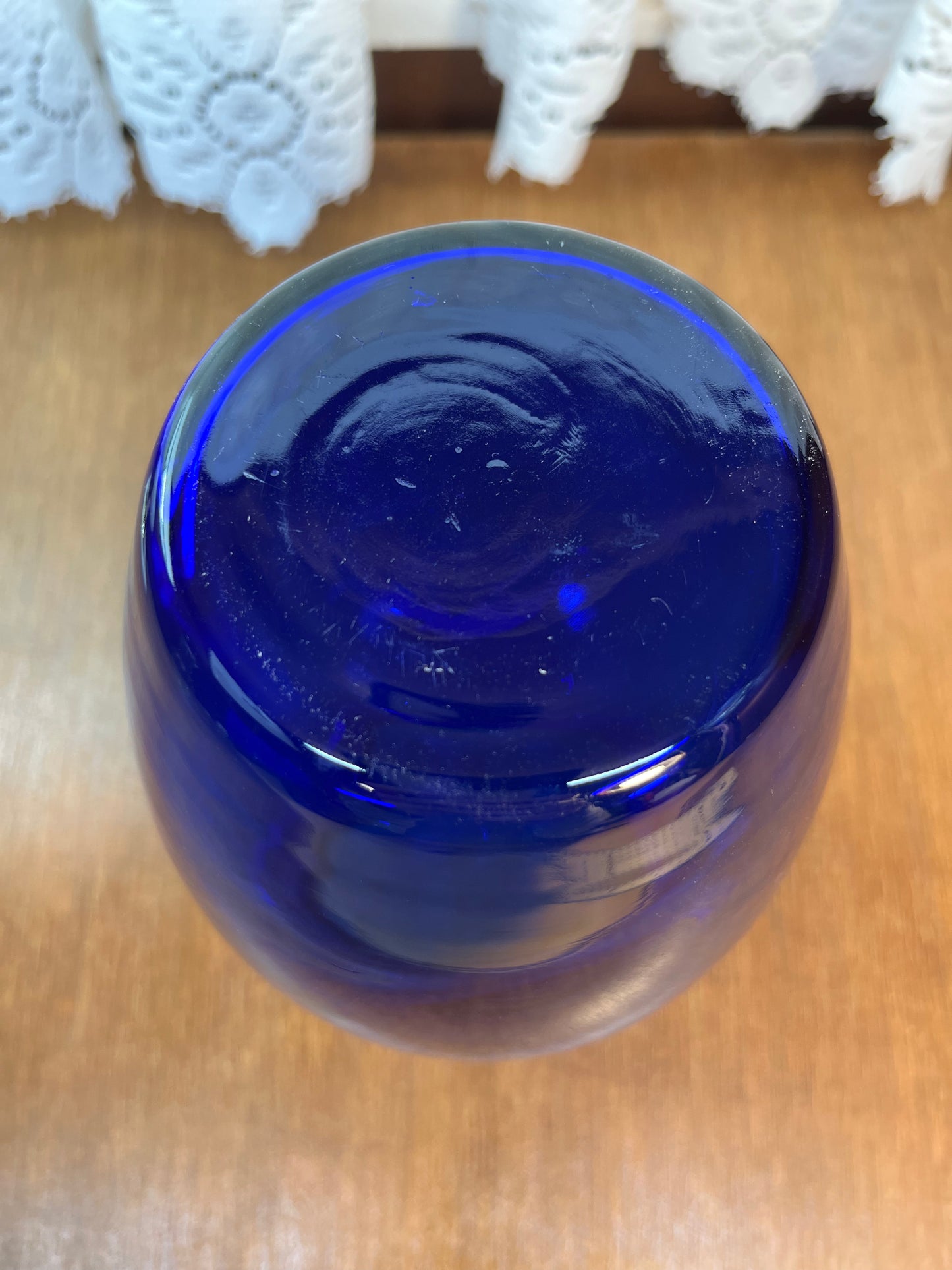 Navy Blue Vase