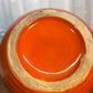 Vintage Atomic Orange Ball Pitcher