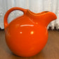 Vintage Atomic Orange Ball Pitcher