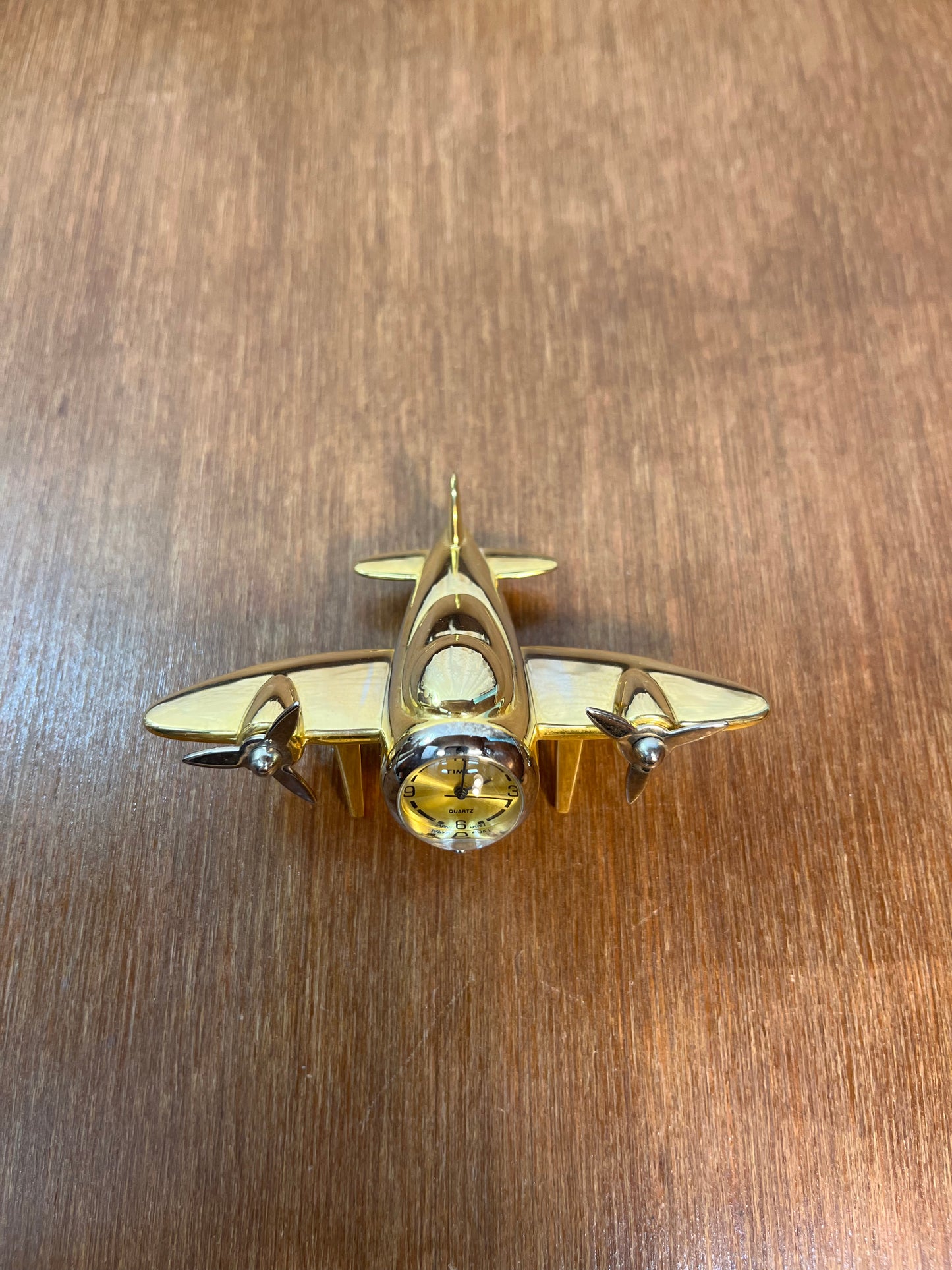 Collectible Mini Timex Clock Air Plane