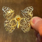 Vintage Delicate Made In Germany Butterfly Brooch