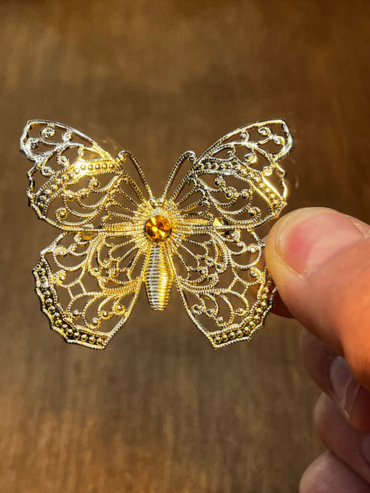 Vintage Delicate Made In Germany Butterfly Brooch