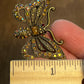 Two Vintage Sweet Romance USA Butterfly Brooches