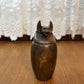 Vintage Egypt Anubis Canopic Jar