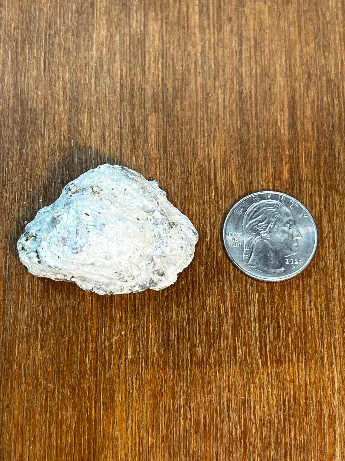 Natural Bluish Gray Crystal Filled Geode