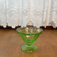 Vintage Footed Uranium Sherbet Dish