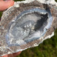 Natural Sparkling Blue Crystal Filled Geode