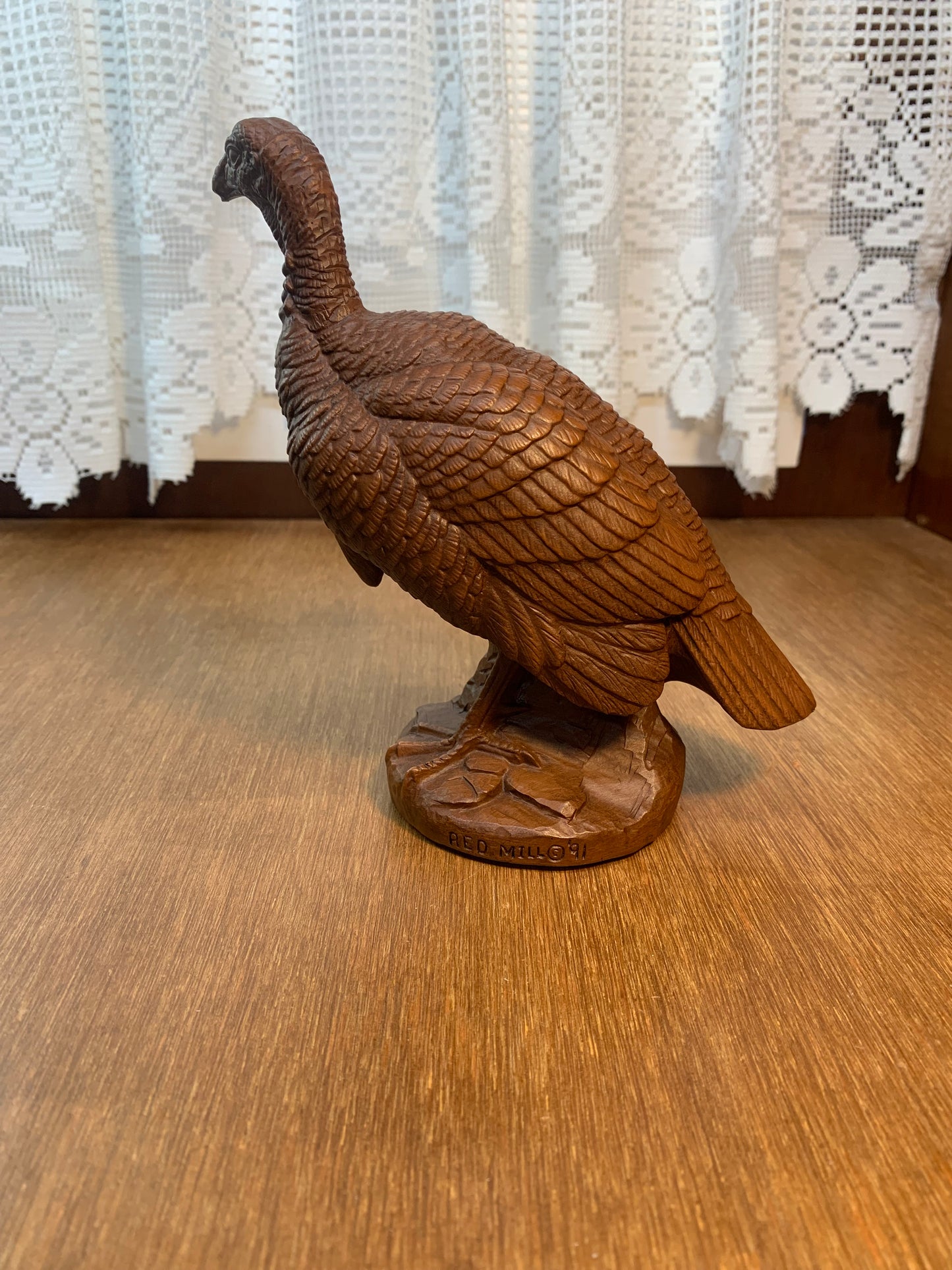 Made in USA Red Mill Turkey Statue