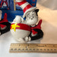 Vintage Cat In The Hat Dr. Seuss Bookends