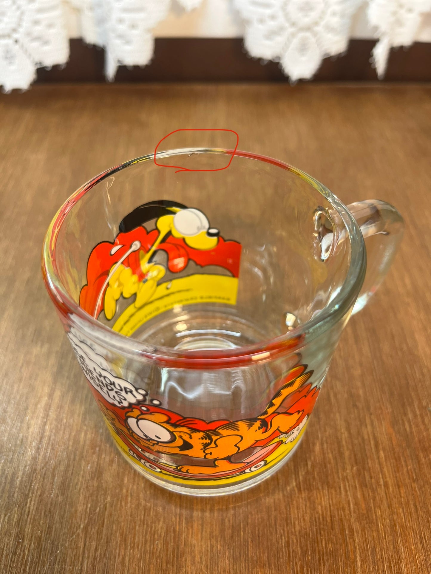 Collectible McDonalds Garfield Coffee Mug