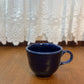 Dark Blue RRC Lead Free Homer Laughlin Fiesta Ware Tea Cup